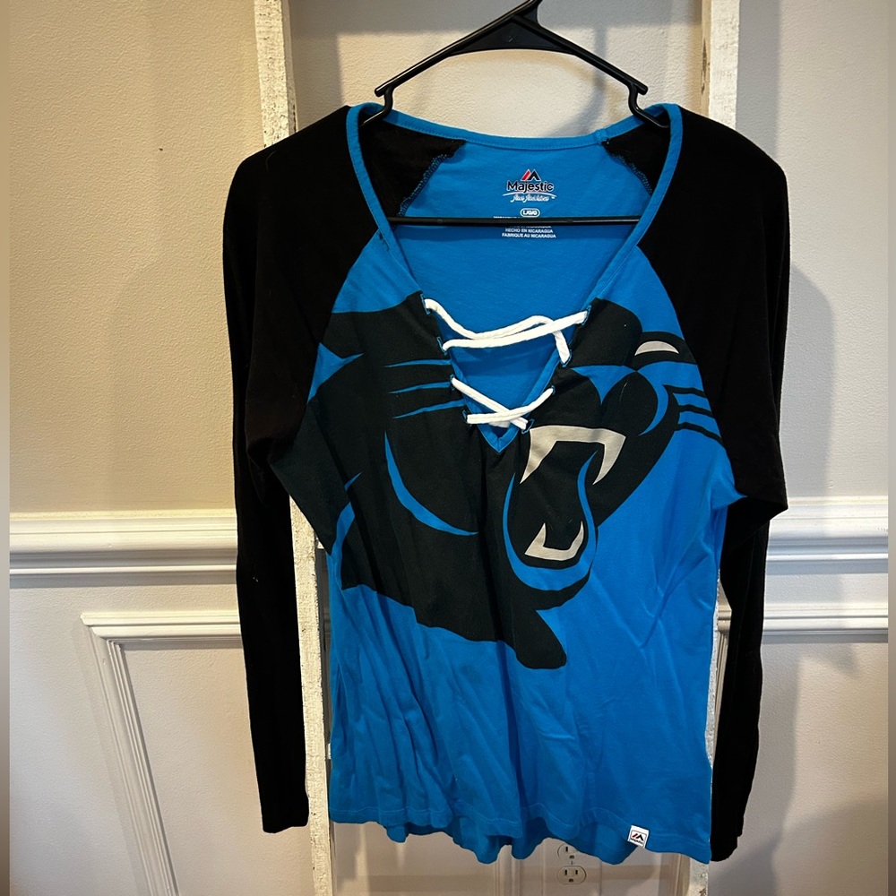 NFL Team Long Sleeve Lace-Up Top